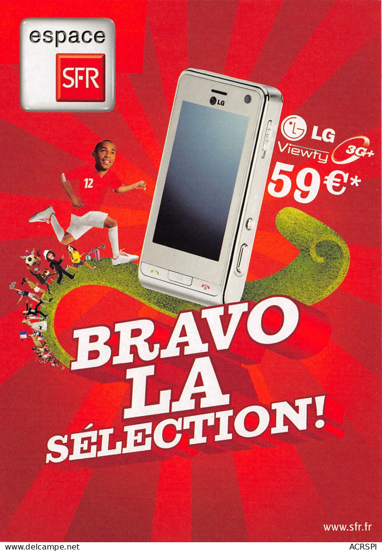 Espace SFR Bravo La Selection 25(scan Recto-verso) MB2313 - Werbepostkarten