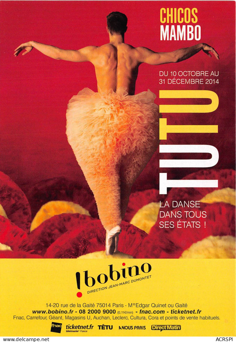 CHICOS MAMBO TUTU La Danse Dans Tous Ses Etats 20(scan Recto-verso) MB2314 - Werbepostkarten