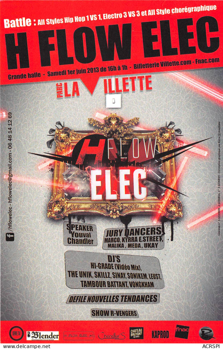 BATTLE H FLOW ELEC LA VILETTE 24(scan Recto-verso) MB2314 - Advertising