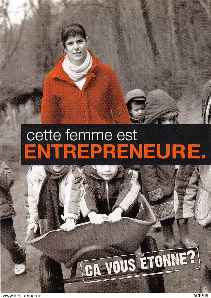 CETTE Femme Est Entrepreuneure Creatif Entrepreneur Autrement 1(scan Recto-verso) MB2316 - Werbepostkarten