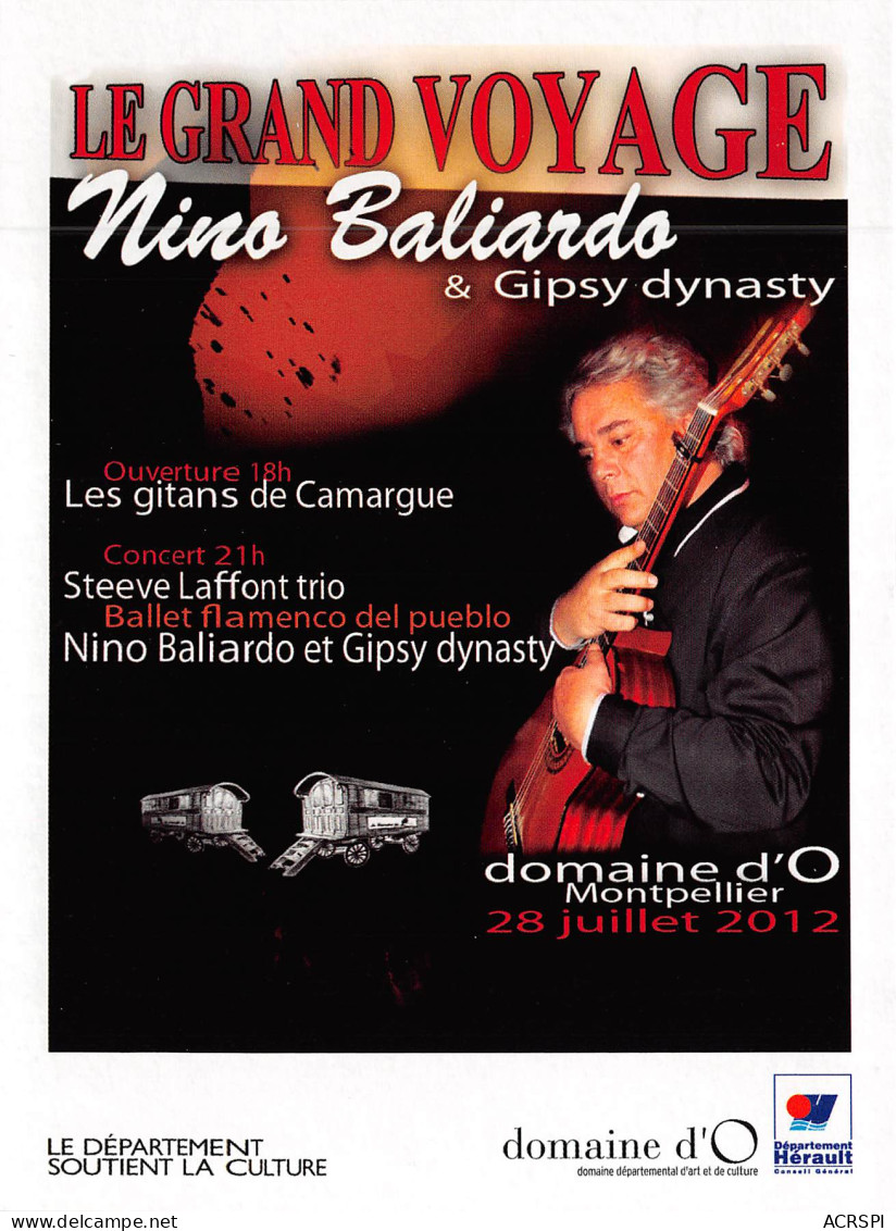 LE GRAND VOYAGE Nino Baliardo Domaine  Do Montpellier 12(scan Recto-verso) MB2318 - Reclame