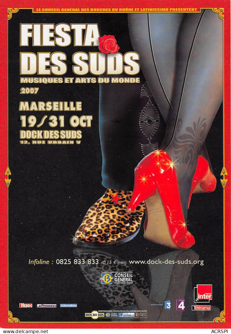 FIESTA DES SUDS 2007MARSEILLE 20(scan Recto-verso) MB2318 - Advertising