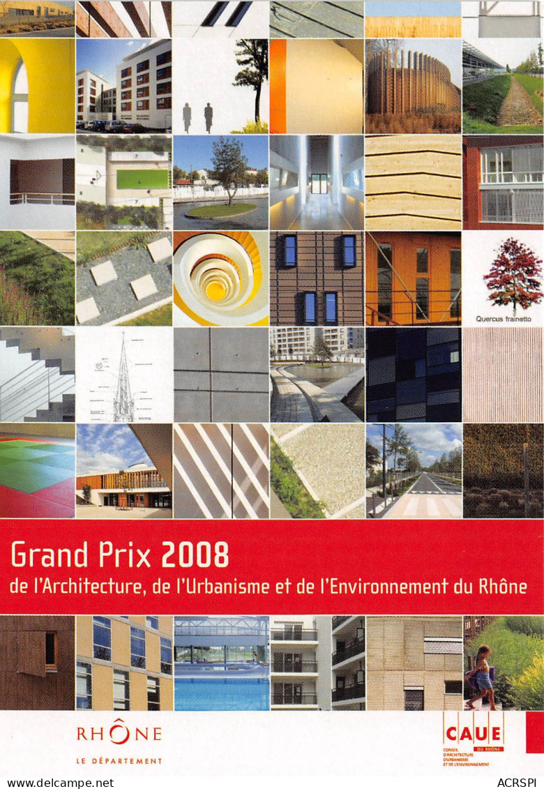L Observatoire Caue Rhone Grand Prix 2008 De La Rchitecture 23(scan Recto-verso) MB2318 - Reclame