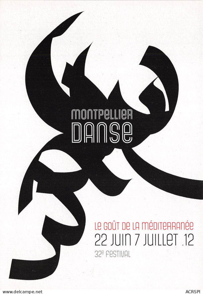 MONTPELLIER DANSE Juillet 2012 13(scan Recto-verso) MB2318 - Werbepostkarten