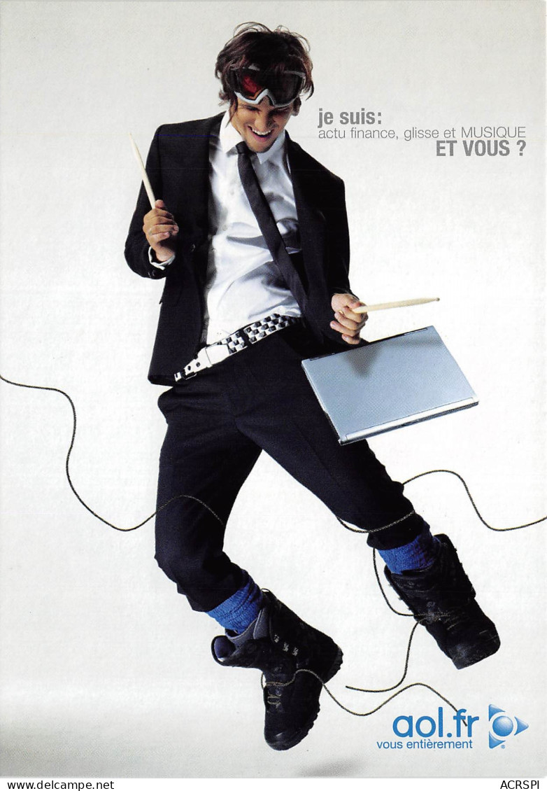 JE SUIS Actu Finance Glisse Et Musique Et Vous AOL.fr 26(scan Recto-verso) MB2318 - Advertising