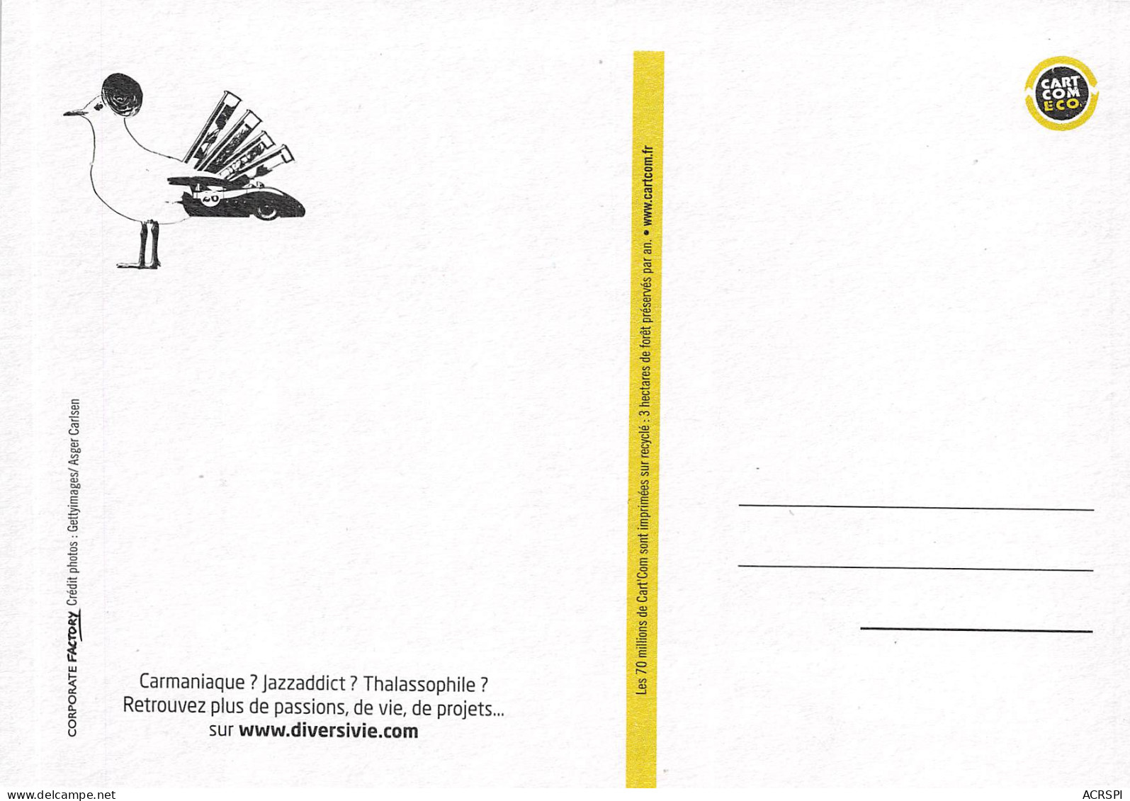 CARMANIAQUE DIVERSIVIE 28(scan Recto-verso) MB2318 - Werbepostkarten