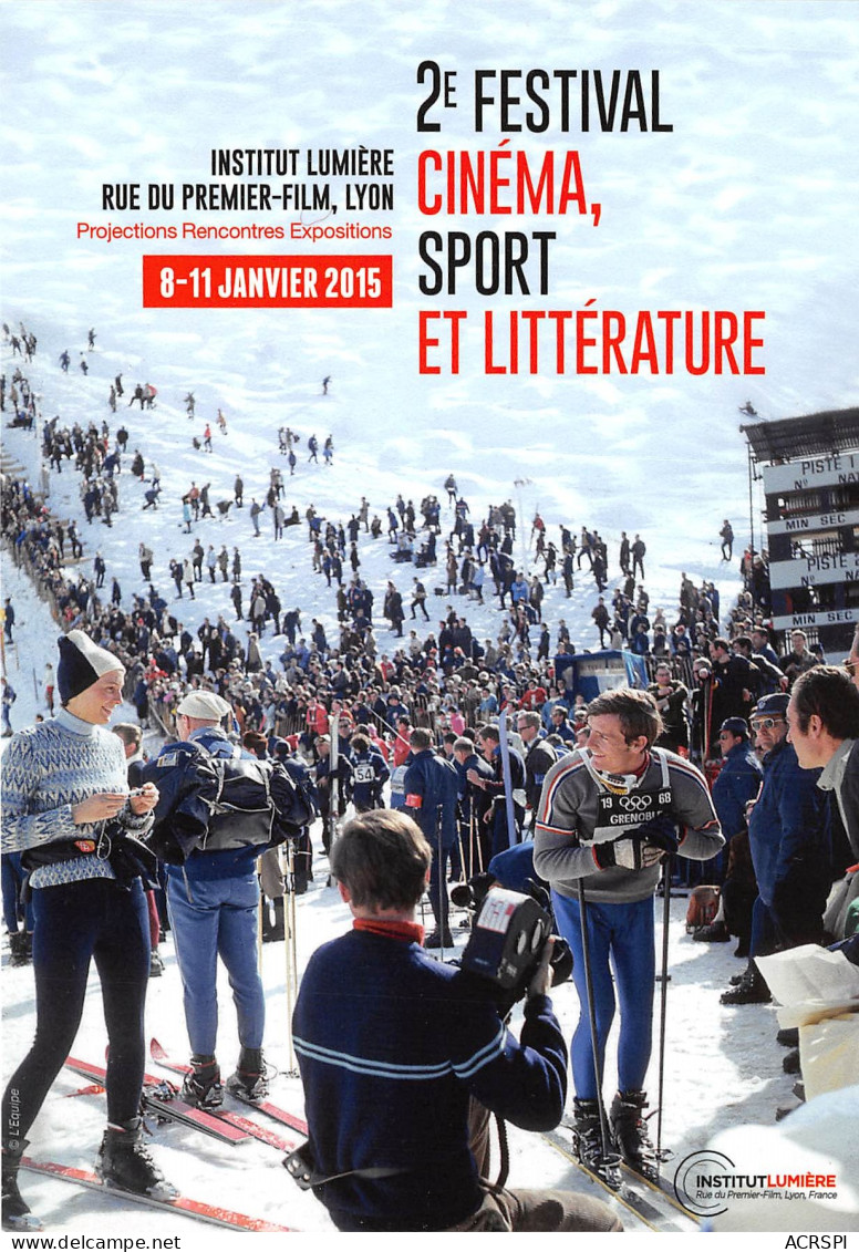 2e Festival Cinema Sport Et Litterature Institut Lumiere LYON 20(scan Recto-verso) MB2319 - Advertising