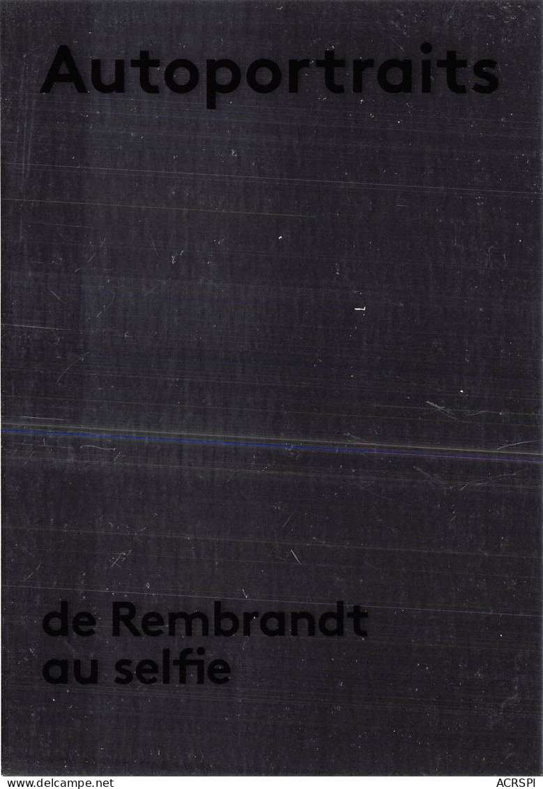 AUTOPORTRAITS DE REMBRANDT AU SELFIE Musee Des Beaux Arts De LYON  CARTE POSTAL ARGENTE 24(scan Recto-verso) MB2319 - Reclame