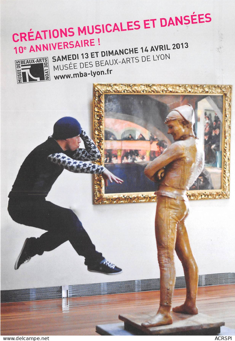 Creation Musicales Et Dansees 10e Anniversaire Musee Des Beaux Arts De Lyon 27(scan Recto-verso) MB2319 - Reclame