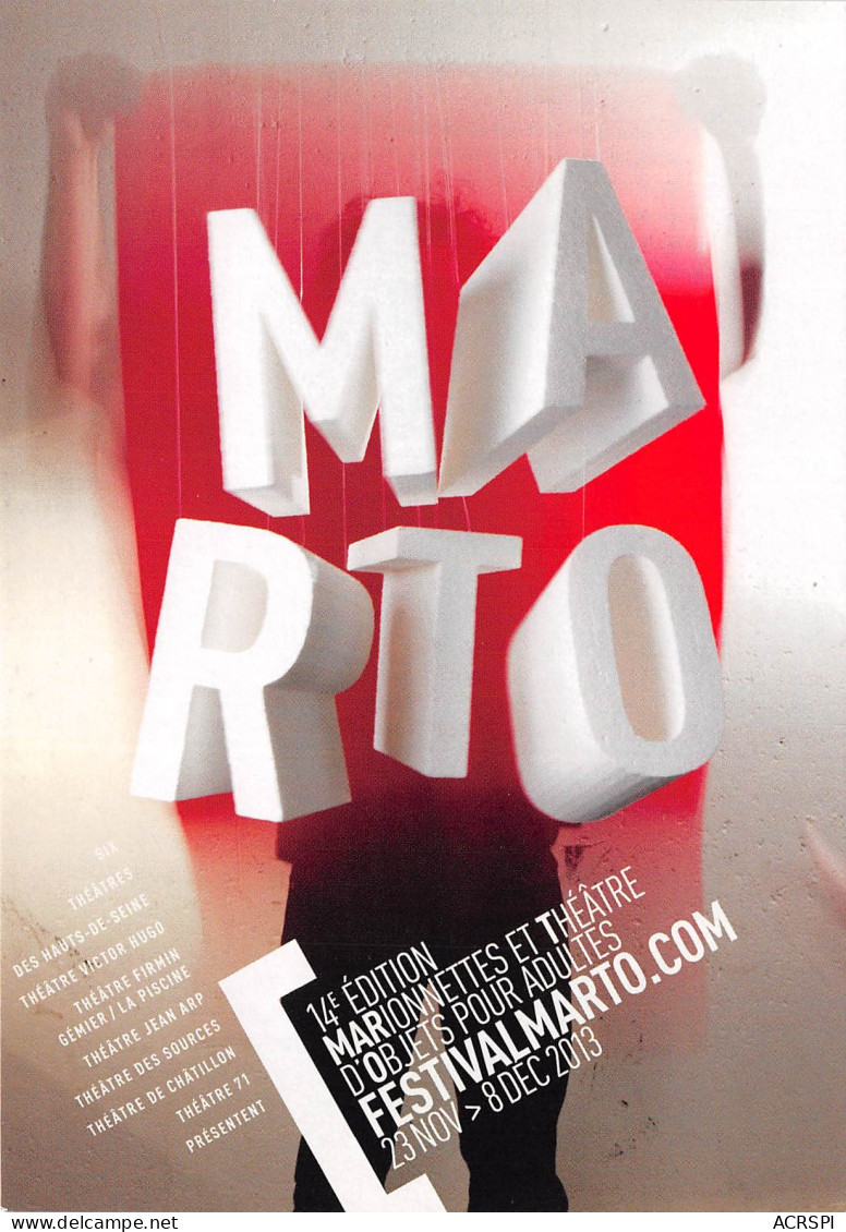 FESTIVAL MARTO M15(scan Recto-verso) MB2320 - Werbepostkarten