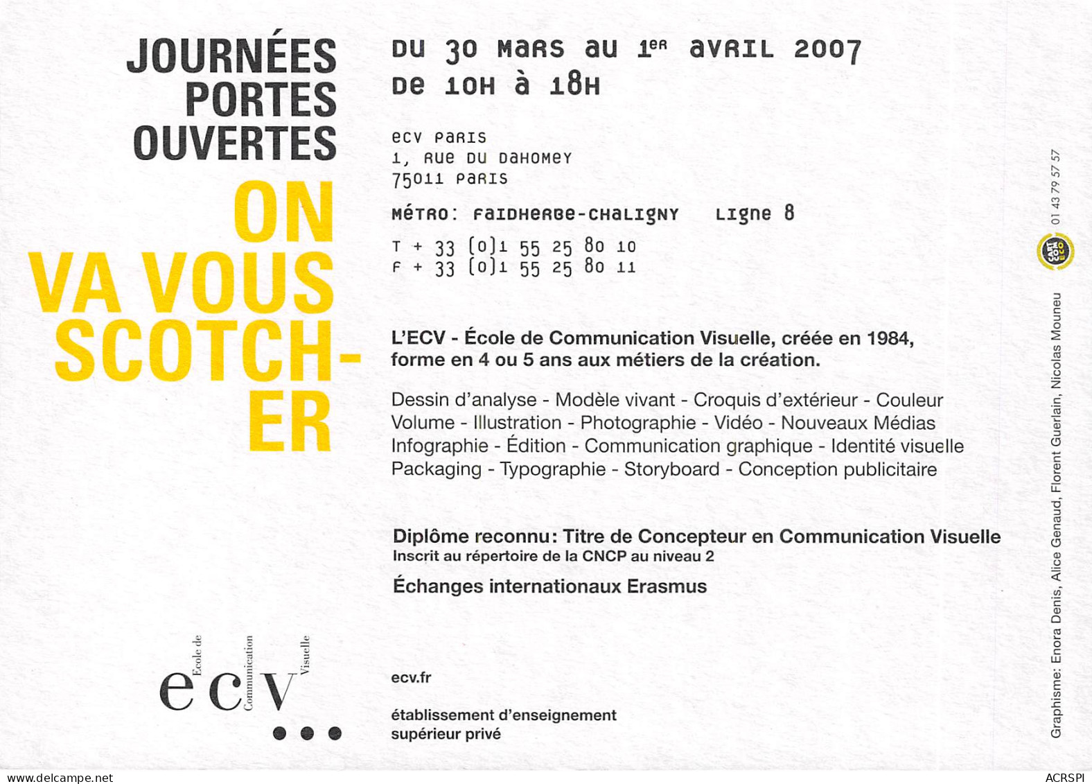 ECV On Va Vous Scotcher 5(scan Recto-verso) MB2321 - Advertising