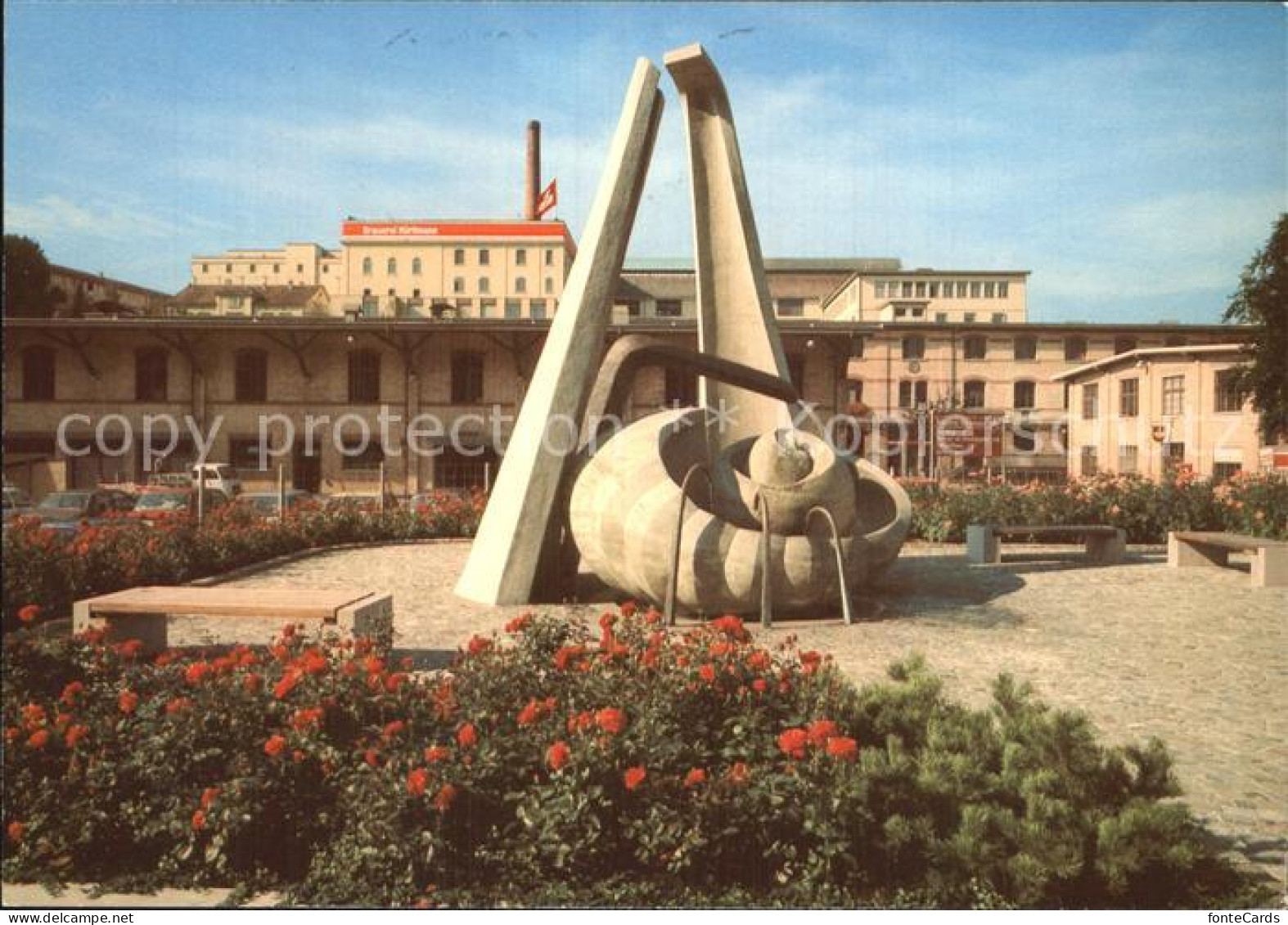 12513340 Zuerich ZH Aqui Mineralwasser Brunnen Brauerei Huerlimann Zuerich - Other & Unclassified