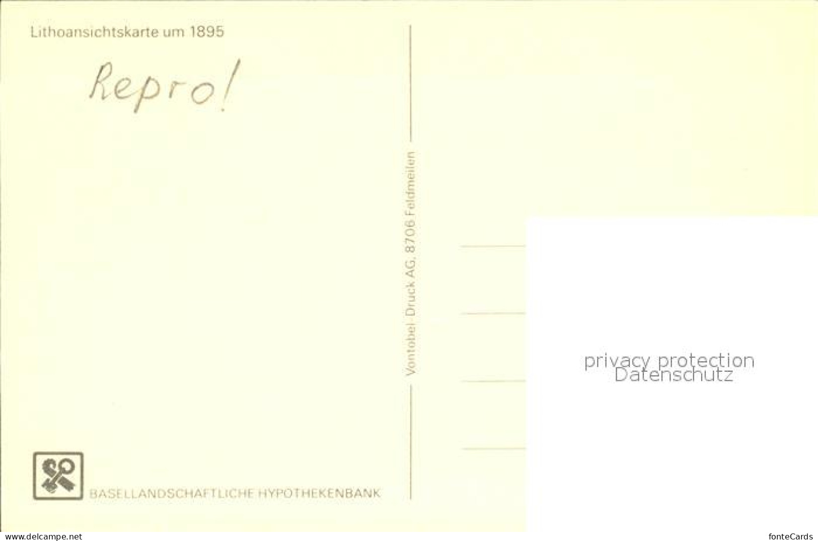 12513330 Liestal Repro Von 1895 Liestal - Autres & Non Classés