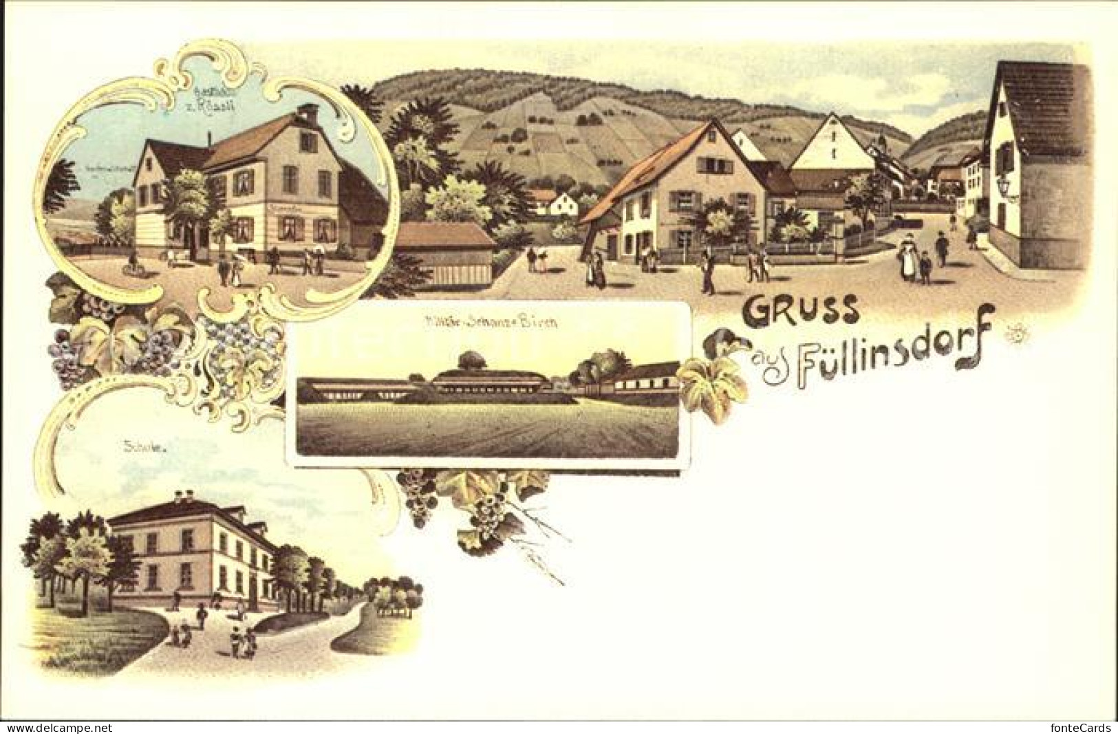 12513328 Fuellinsdorf Repro Von 1895 Fuellinsdorf - Sonstige & Ohne Zuordnung