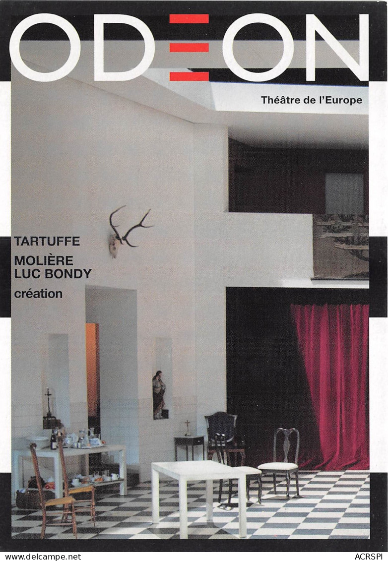 ODEON Theatre De L Europe Tartuffe Moliere Luc Bondy 28(scan Recto-verso) MB2322 - Publicité