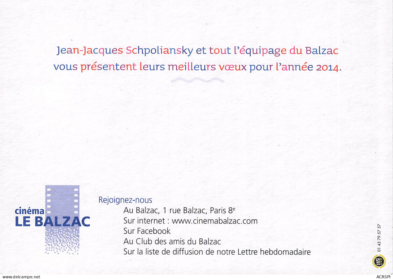 IL SE PASSE TOUJOURS QUELQUES CHOSE AU BALZAC 10(scan Recto-verso) MB2323 - Werbepostkarten