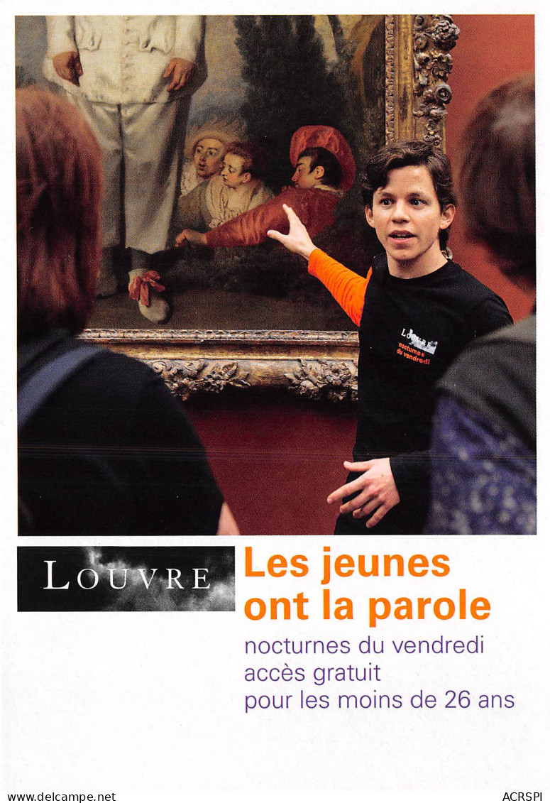 LOUVRE Les Jeunes Ont La Parole 16(scan Recto-verso) MB2323 - Publicité