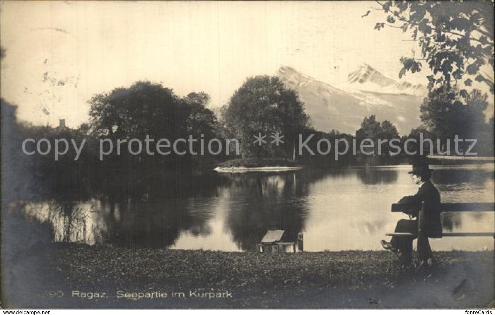 12513262 Bad Ragaz Seepartie Im Kurpark Bad Ragaz - Sonstige & Ohne Zuordnung