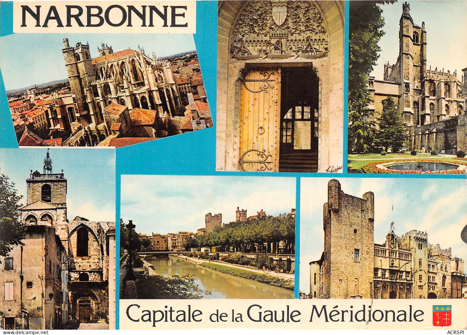 NARBONNE Capitale De La Gaule Meridionale La Basilique Saint Just 3(scan Recto-verso) MB2327 - Narbonne