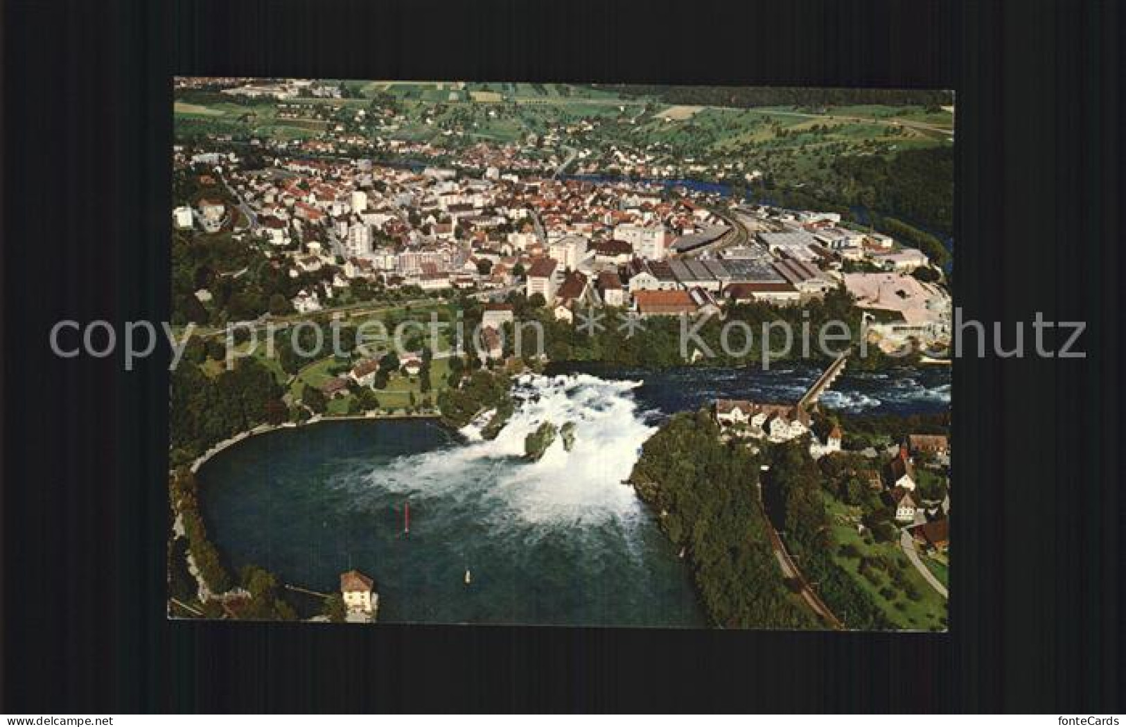 12513094 Neuhausen Rheinfall Fliegeraufnahme Schaffhausen - Sonstige & Ohne Zuordnung