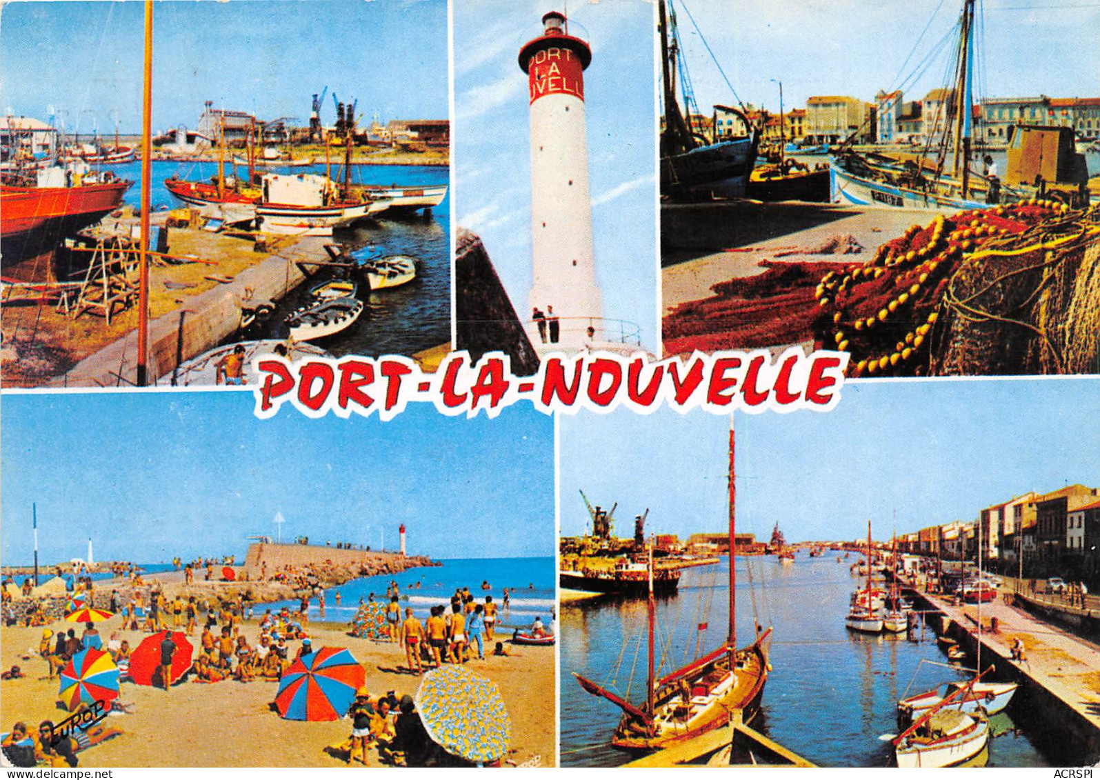 PORT LA NOUVELLE Le Port De Peche Et Le Phare La Plage Le Port Et Le Canal 30(scan Recto-verso) MB2331 - Port La Nouvelle