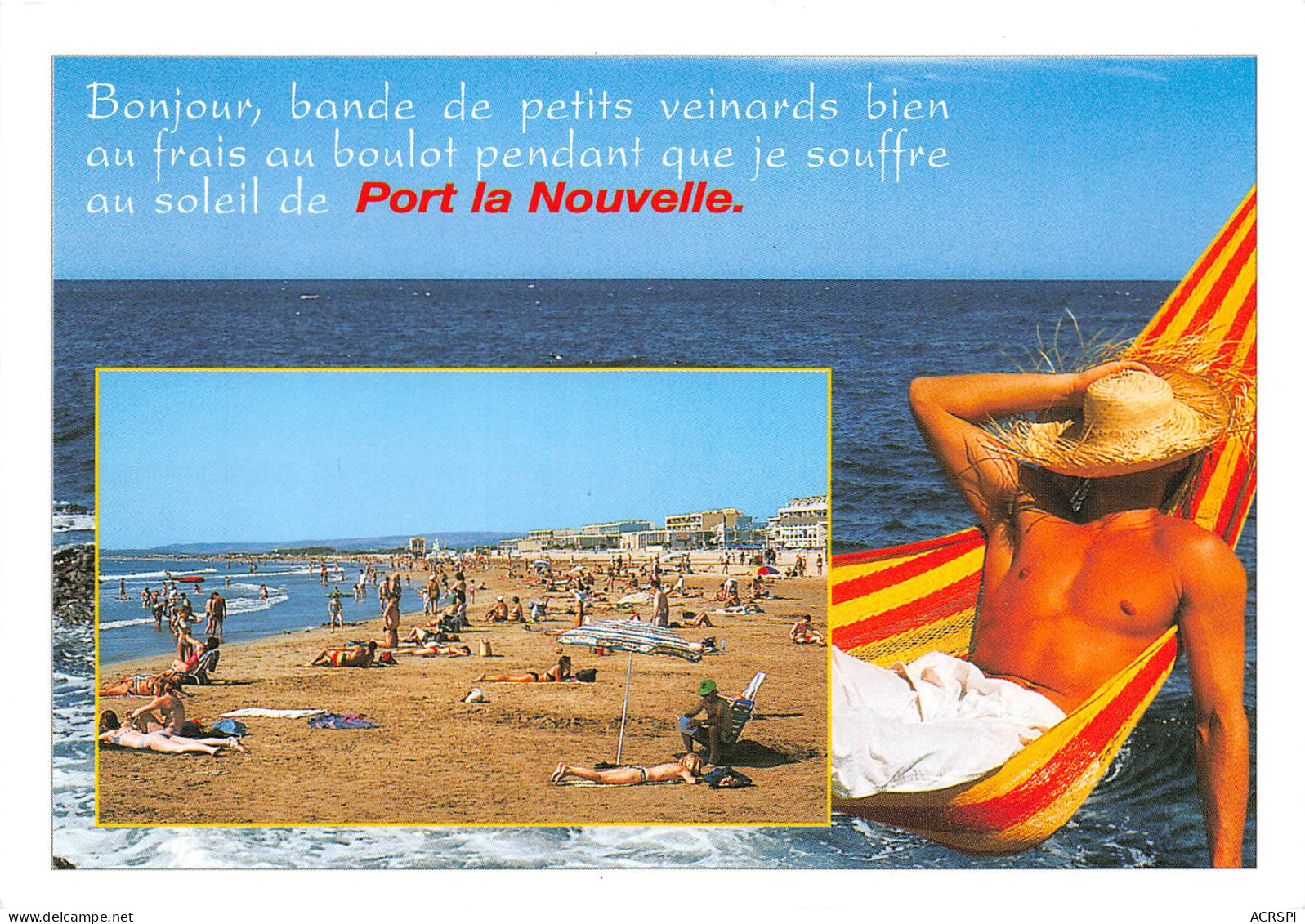 PORT LA NOUVELLE La Plage 21(scan Recto-verso) MB2332 - Port La Nouvelle