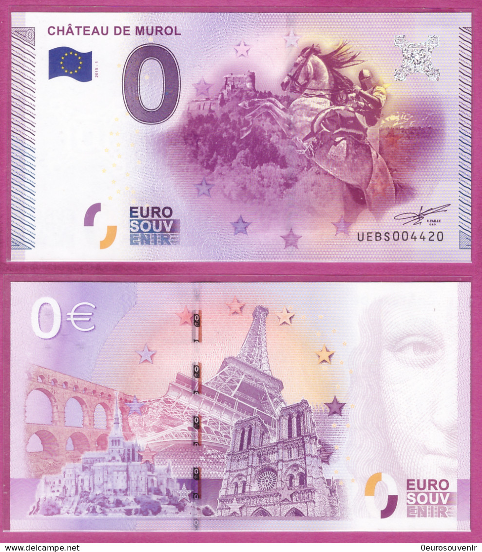 0-Euro UEBS 2015-1  CHATEAU DE MUROL - Pruebas Privadas