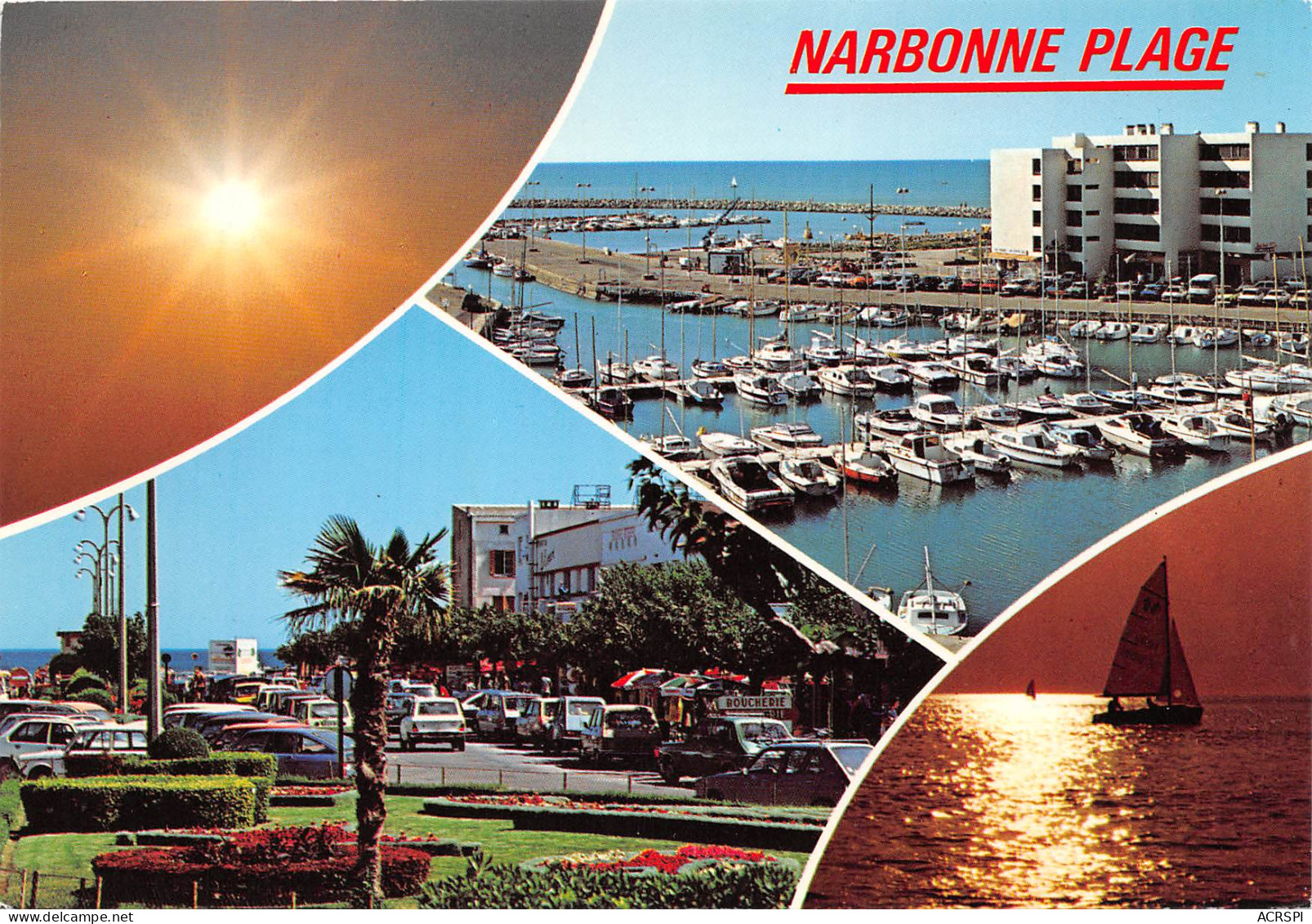 NARBONNE PLAGE Le Port Brossolette Et Le Boulevard De La Mediterranee 10(scan Recto-verso) MB2336 - Narbonne