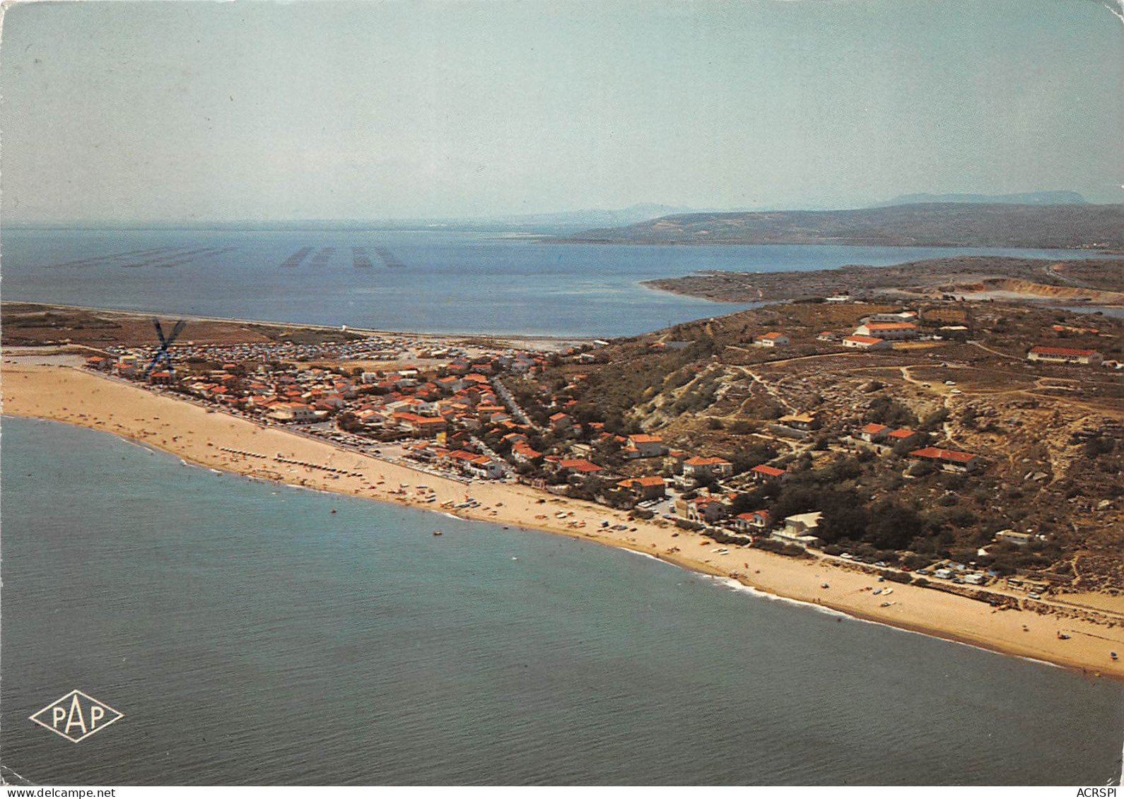 LEUCATE PLAGE Vue Generale L Etang Avec Ses Parcs De Coquillages 9(scan Recto-verso) MB2336 - Leucate