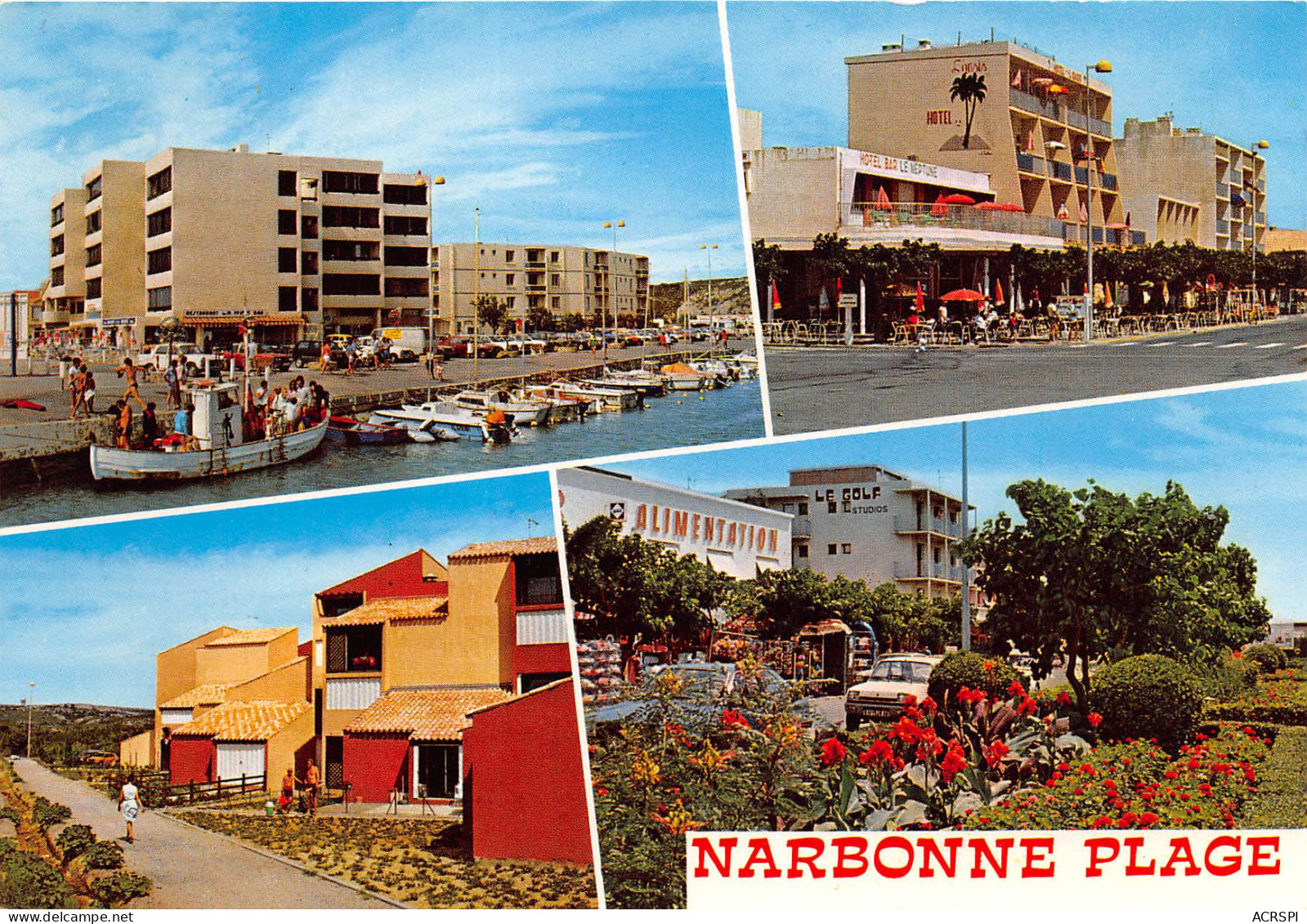 NARBONNE PLAGE Souvenir 13(scan Recto-verso) MB2336 - Narbonne