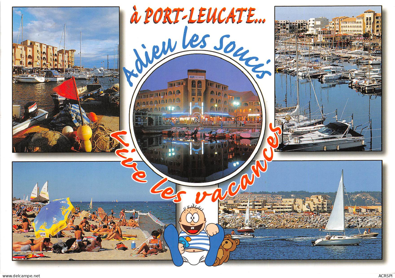 PORT LEUCATE Adieu Les Soucis 22(scan Recto-verso) MB2338 - Leucate