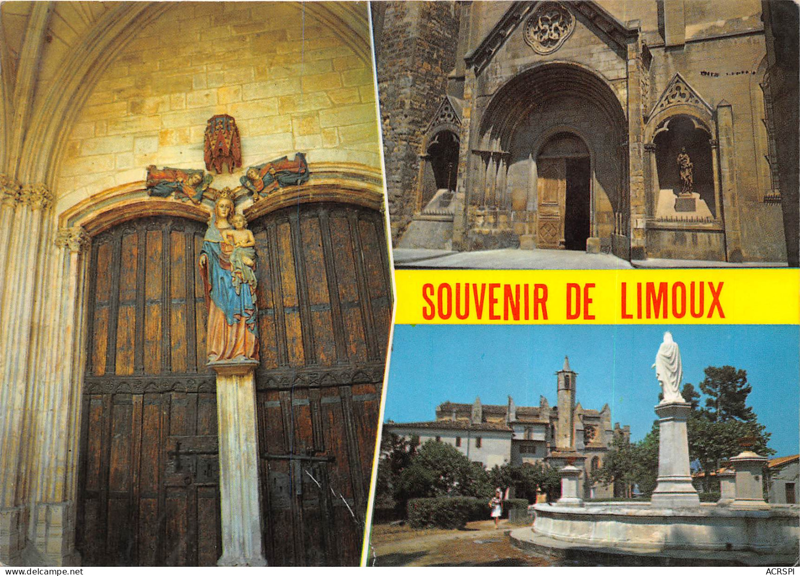 LIMOUX NOTRE DAME DE MARSEILLE Portail De L Eglise Saint Martin 4(scan Recto-verso) MB2340 - Limoux