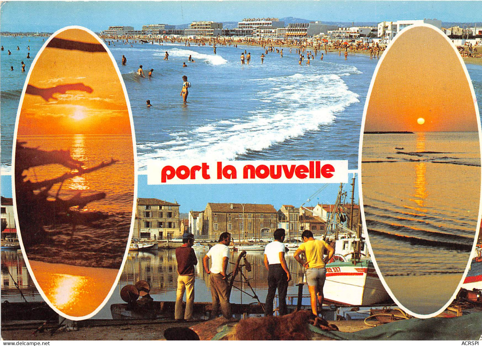 PORT LA NOUVELLE La Plage Les Quais Du Port 12(scan Recto-verso) MB2341 - Port La Nouvelle