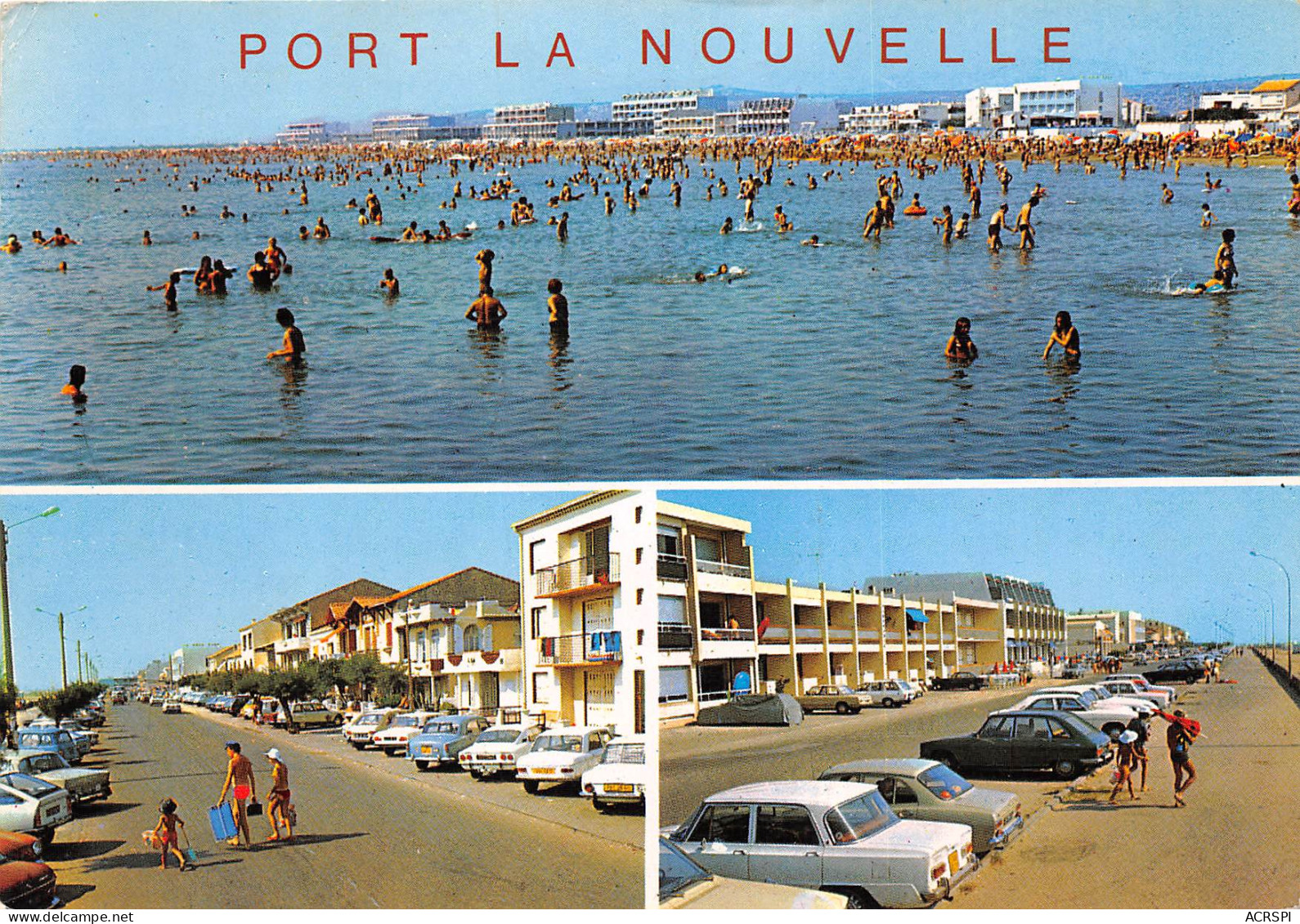 PORT LA NOUVELLE La Plage Le Boulevard St Charles 15(scan Recto-verso) MB2341 - Port La Nouvelle