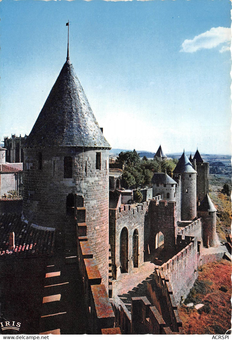 LA CITE DE CARCASSONNE Les Deux Enceintes Vues Du Chateau Comtal La Tour De La Justice 5(scan Recto-verso) MB2342 - Carcassonne