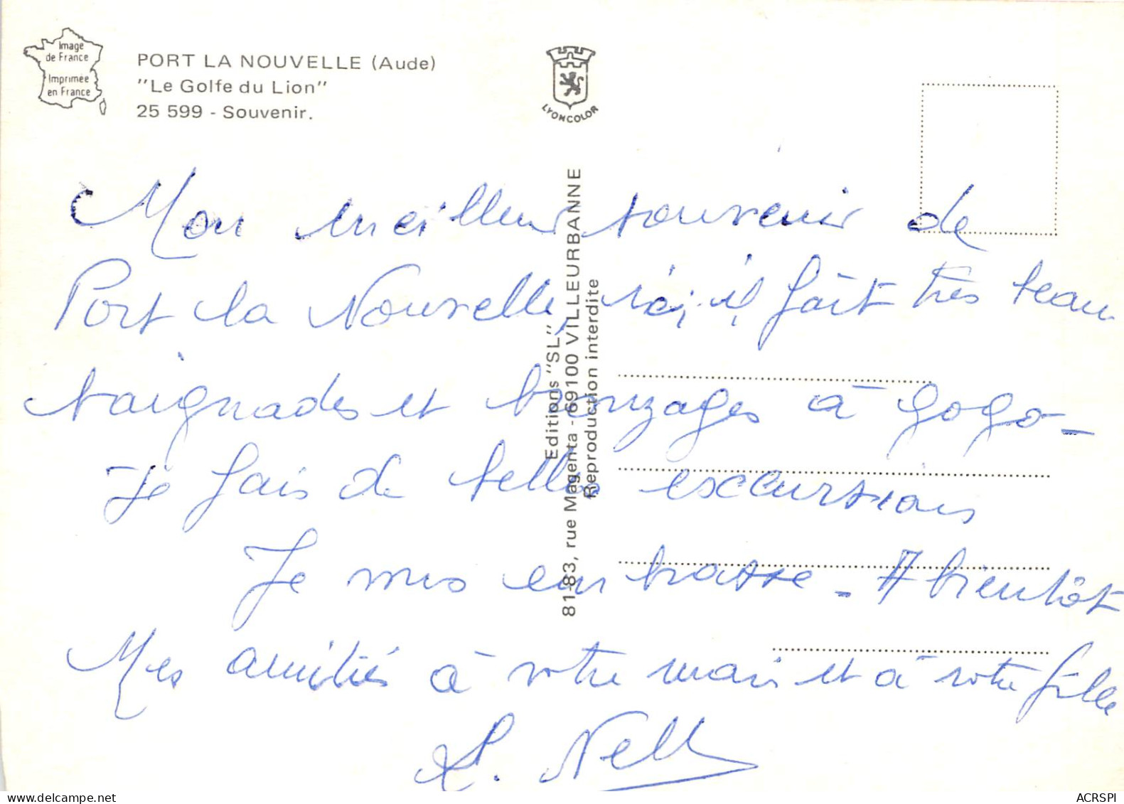 PORT LA NOUVELLE Le Golfe Du Lion Souvenir 13(scan Recto-verso) MB2343 - Port La Nouvelle