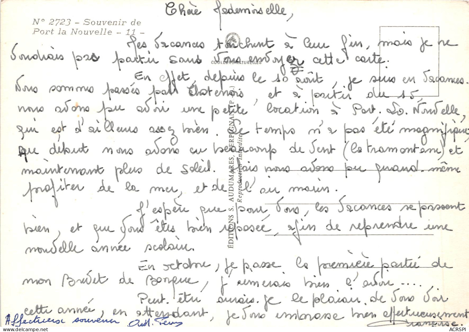 PORT LA NOUVELLE Souvenir 16(scan Recto-verso) MB2343 - Port La Nouvelle