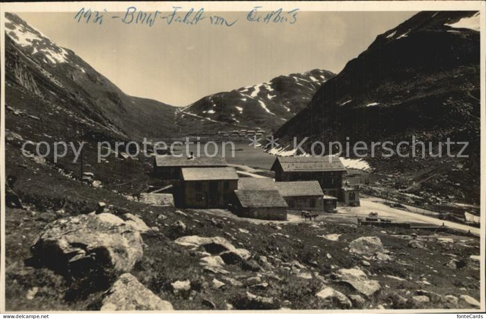 12509740 Oberalp Pass Teilansicht  Oberalp - Autres & Non Classés