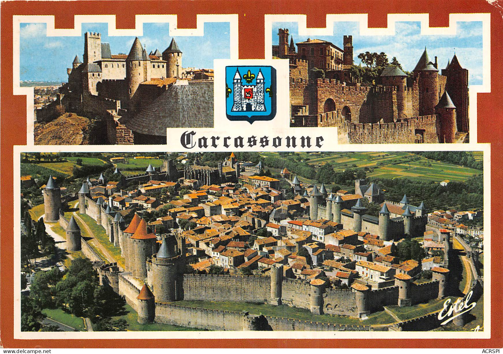 Carcassonne LE CHATEAU Comtal 4(scan Recto-verso) MB2344 - Carcassonne