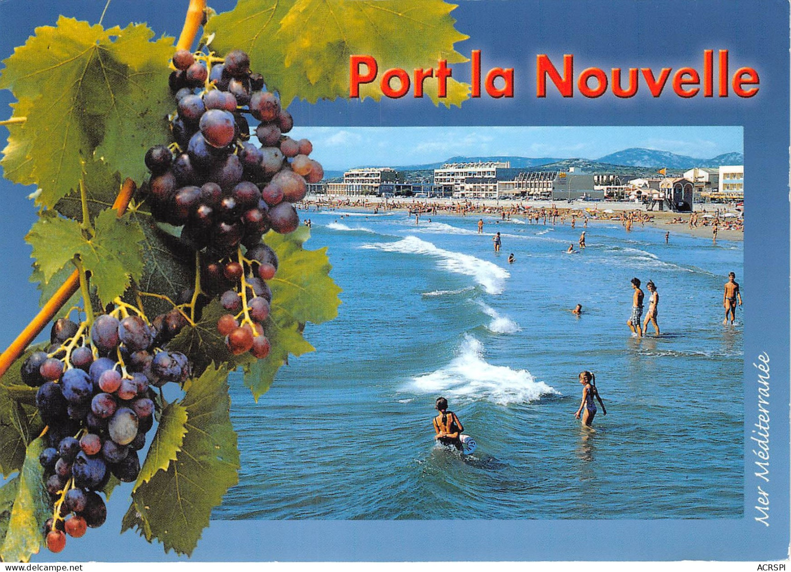 PORT LA NOUVELLE Port Et Station Balneaire De La Mediterranee La Plage 23(scan Recto-verso) MB2344 - Port La Nouvelle