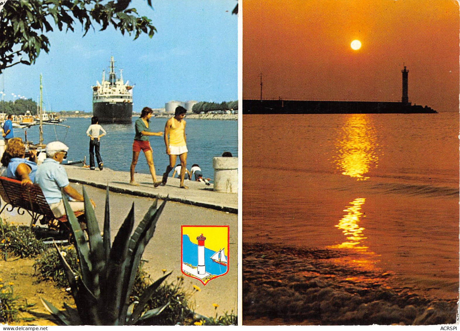 PORT LA Nouveun Coin De Promenade Le Phare Et La Jetee 3(scan Recto-verso) MB2345 - Port La Nouvelle