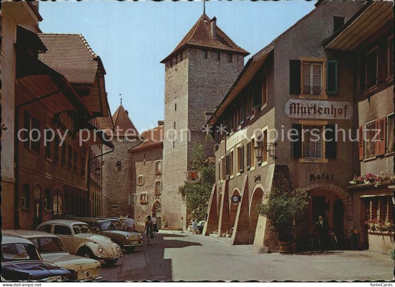 12508991 Murten Morat Schloss Und Hotel Murtenhof Innenstadt Murten - Autres & Non Classés