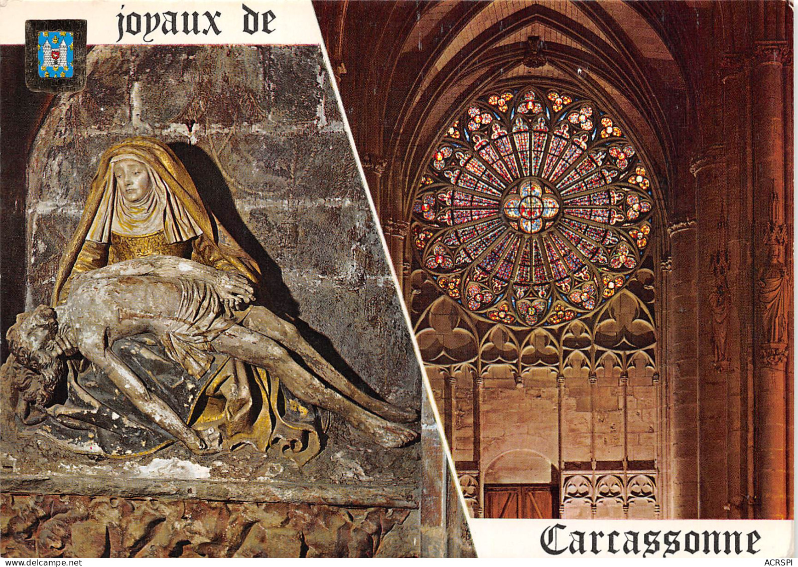 CARCASSONNE Basilique St Nazaire Pieta 27(scan Recto-verso) MB2345 - Carcassonne