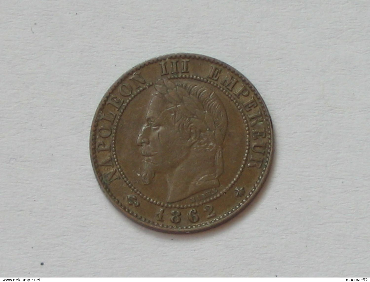 1 Centime NAPOLEON III 1862 A -Tête Laurée   **** EN ACHAT IMMEDIAT **** - 1 Centime