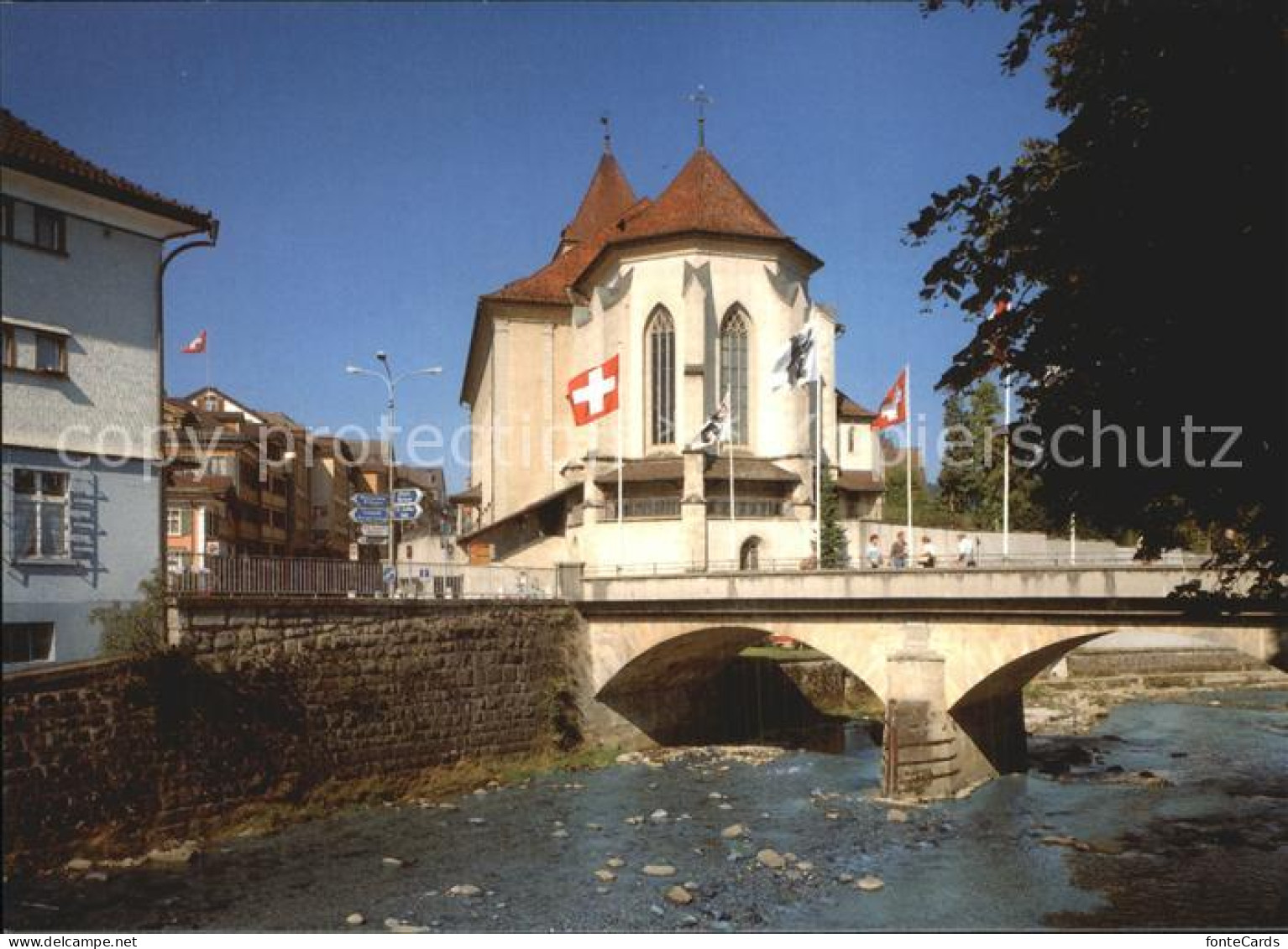 12508910 Appenzell IR Katholische Kirche Bruecke Appenzell - Altri & Non Classificati