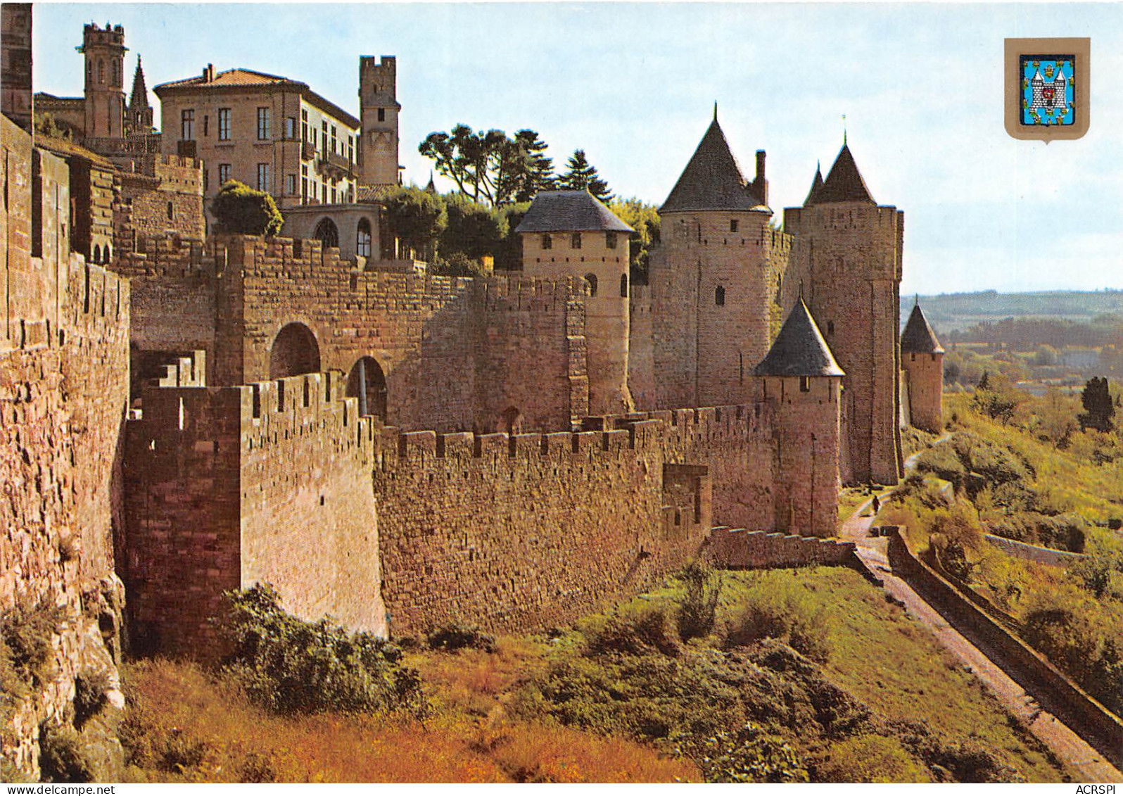 CARCASSONNE  Defenses Et Les Deux Enceintes De La Porte D Aude 23(scan Recto-verso) MB2347 - Carcassonne