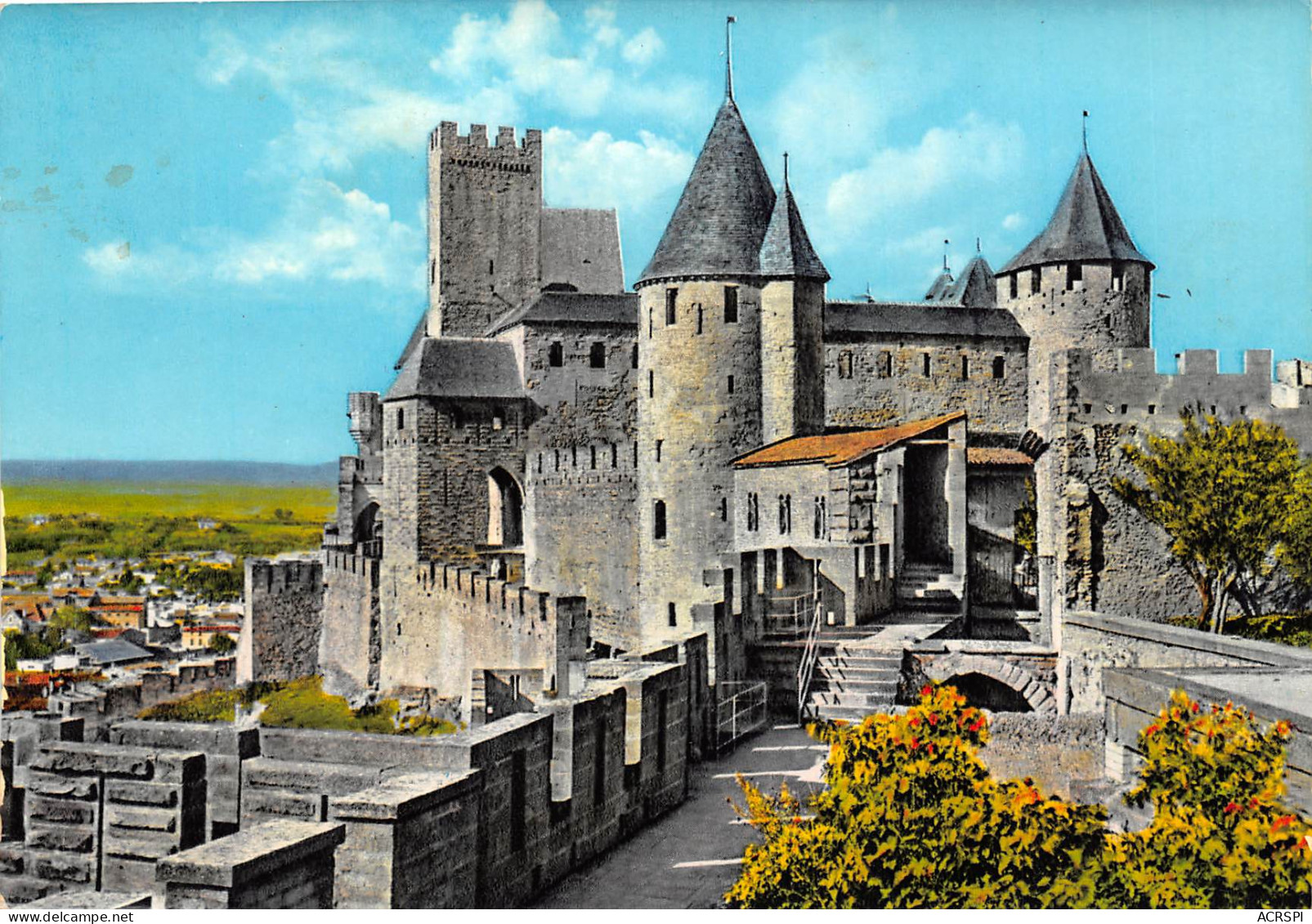 CITE DE CARCASSONNE Vue Generale Sur Le Chateau 5(scan Recto-verso) MB2349 - Carcassonne