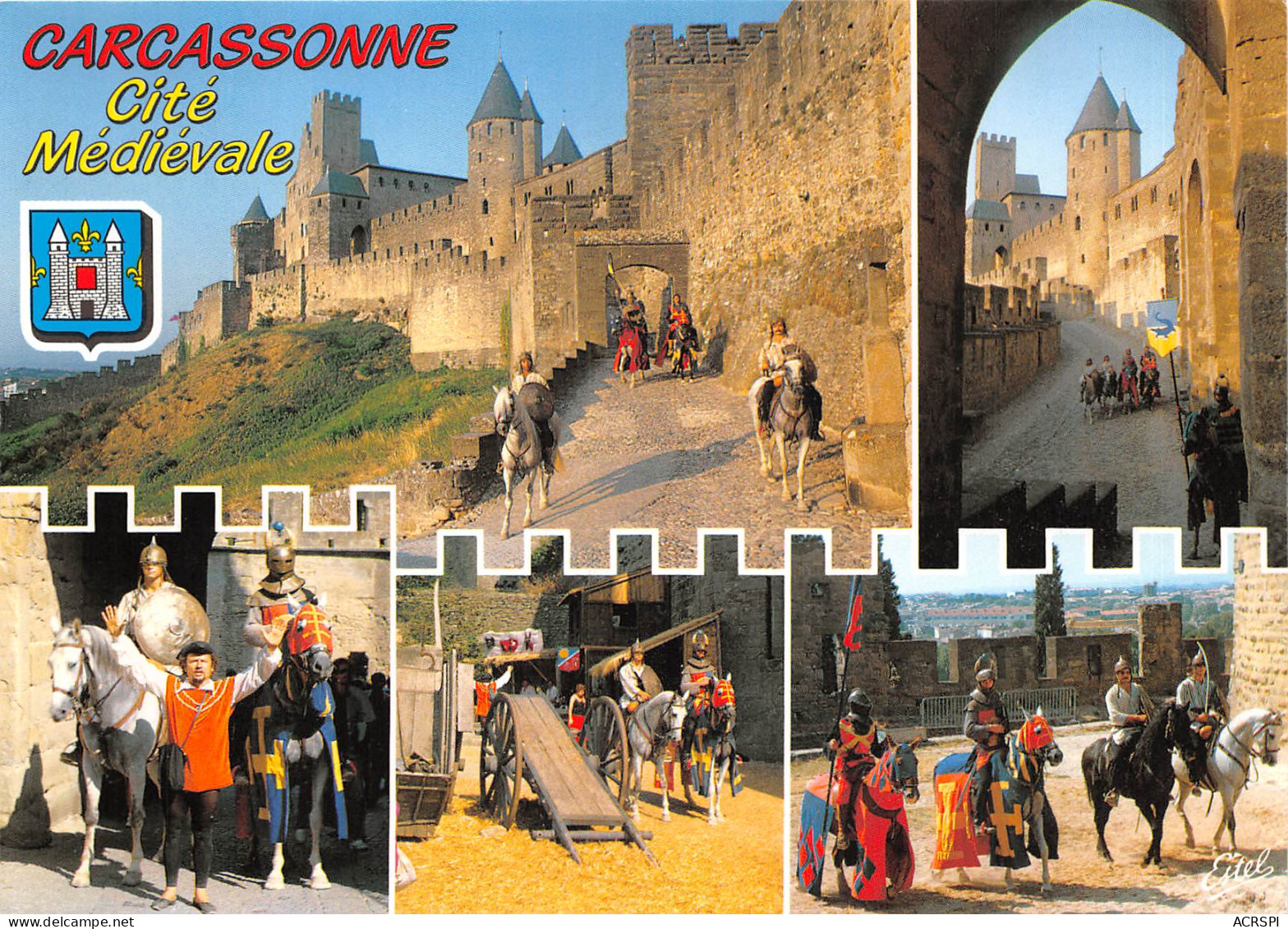 LA CITE DE CARCASSONNE Cite Medievale 16(scan Recto-verso) MB2349 - Carcassonne