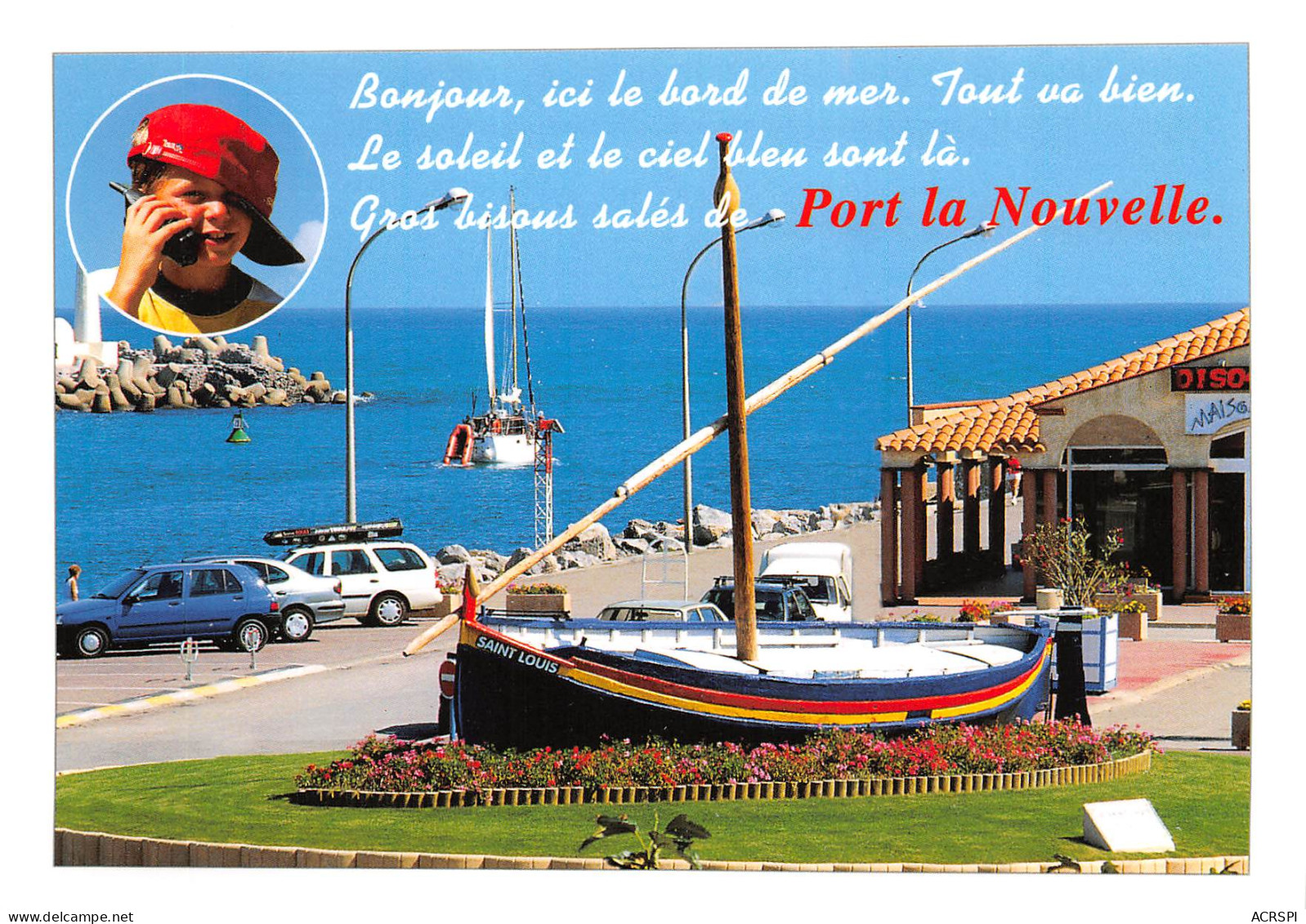 PORT LA NOUVELLE Le Saint Louis Barque De Peche Du Debut Du XXe S 23(scan Recto-verso) MB2350 - Port La Nouvelle