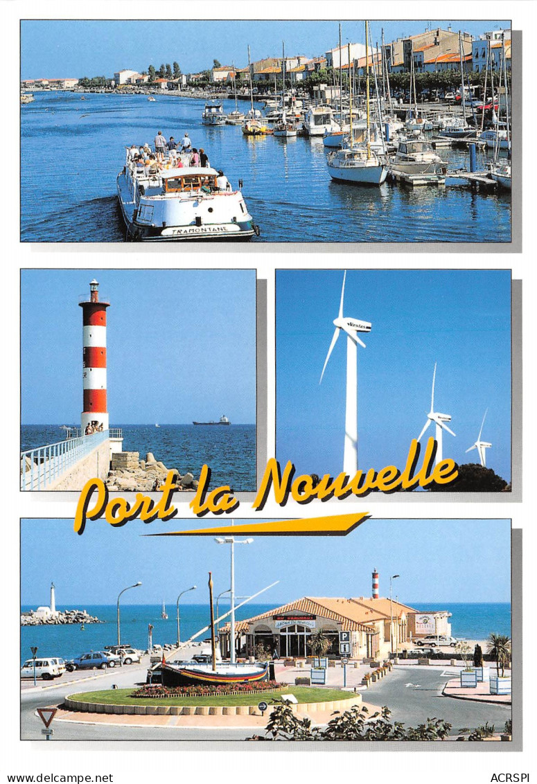 PORT LA NOUVELLE Le Canal Et Le Port De Plaisance Le Phare 7(scan Recto-verso) MB2351 - Port La Nouvelle